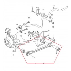 Audi A6 97-04 Svira 33-A108 OE daļa 4B0501530C 2