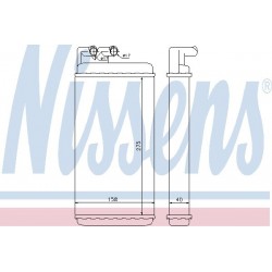 Salona radiators NS70220 NISSENS, 443819031B 2