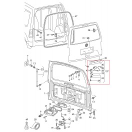 VW Caddy 10-13 numura apgaismes lukturu...