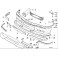 BMW 3 E36 91-98 bampera spoileris M3 type L 51112264029