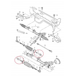 Stūres stienis LEMFÖRDER LM27154, 4F0422821,...
