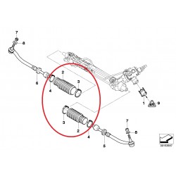 Stūres putekļu gumija LEMFÖRDER 83714, 32131092876 2
