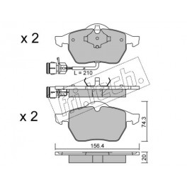 Bremžu uzlikas fri.tech. FDB590-99, 4A0698151C