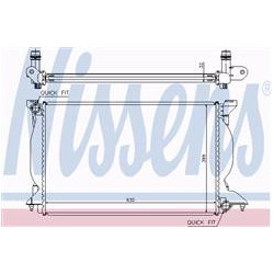 Audi A4 01- radiators 2.5TDi MAN +/-KOND 632X399X32 RA60302A
