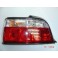 BMW E36 91-98 COUPE aizmugures CRISTAL balts/sarkans komplekts E