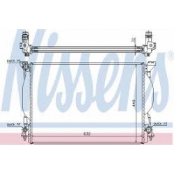Audi A4 01- radiators 3.0 MAN 630X445X32