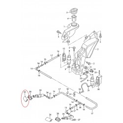 Audi A4 01-04 luktura mazgātāja vāčiņš R 8E0955276D 2