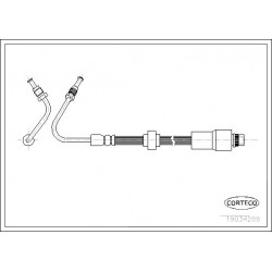 Bremžu šļūtene Quick Brake QB37929 QB37929, C87196ABE 2