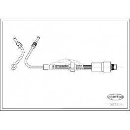 Bremžu šļūtene Quick Brake QB37929 QB37929,...