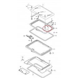 VW T4 Jumta lūkas stiprinājums, 703877599