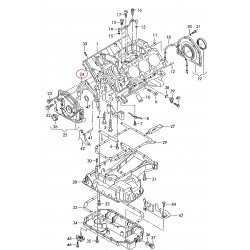 Audi 2.5TDI (AFB, AKN), priekšējā vāka blīve  059103161E 2