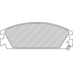 Bremžu uzlikas Mintex FDB454, 45022SD2A10