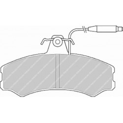 Bremžu uzlikas TRUSTING FSL287, 481-20741 E