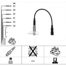 Svečvadu k-ts MAGNETI MARELLI MSQ0086, 0 986...