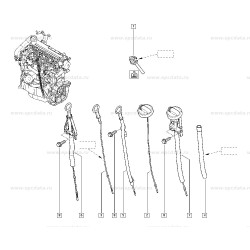 RENAULT CLIO IV 13 eļļas līmeņa devējs 8200823348 2