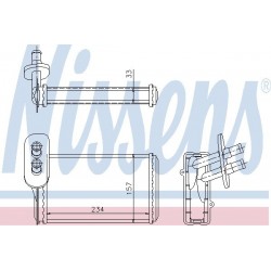 Salona radiators NISSENS NS73962, 191819031F, 1H1819031B