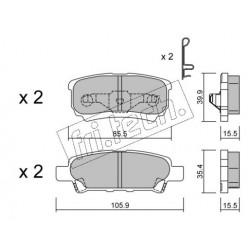 FDB1839 BREMŽU UZLIKAS FRI.TECH 753.0