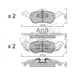 Bremžu uzlikas fri.tech. FDB1318-99, 1136519