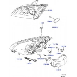 Ford C-MAX 03- luktura ausis 1324270 2