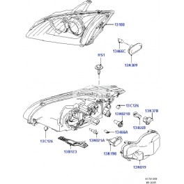 Ford C-MAX 03- luktura ausis 1324270