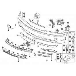 BMW E46 01- stiprinājums L 51117030617