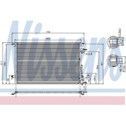 Opel Vectra C Radiators kondicioniera  NISSENS NS94597,...