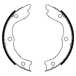 Stāvbremzes loki Trusting FSB4004, D40608H725, 440608H725 2