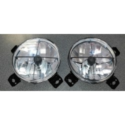 VW Golf 83-91 lukturis tālais Clear+Black Cross, kompl E