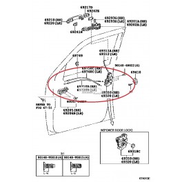Toyota Hilux 05- pr. durvju slēdzene L,...