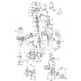 Svira JP GROUP 33-2975J, 4D0407151E, 021-AU62