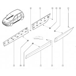 Klipsis moldinga 7701047661 38091500 C10098