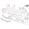 BMW 3 E46 01- bampera āķa vāciņš SED/Estate 51117044125