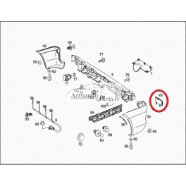 Mercedes Vito 03-10 aizmugures atstarotājs L...