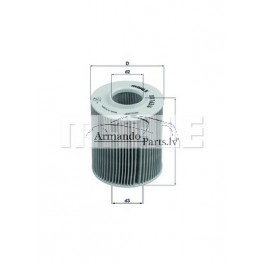 Eļļas filtrs OX163/1D MAHLE ORIGINAL, 650300, 5650380