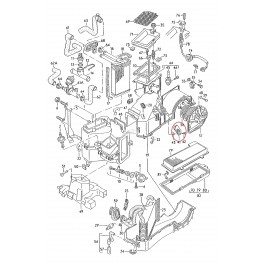 Audi B4 80 86-91 vadības bloks apsildes  191959263