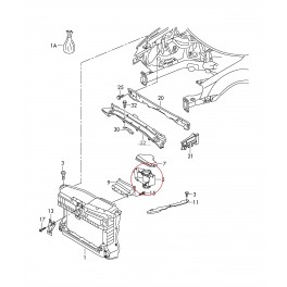 VW Caddy 10- gaisa lūka, 1KD805962, 1KD805962 9B9