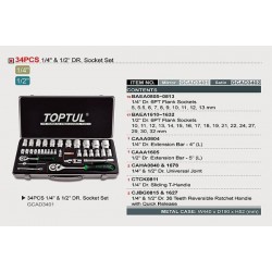 Instrumentu komplekts TOPTUL GCAD3402 2