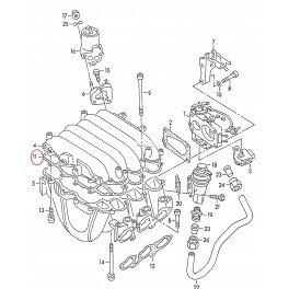 Audi Ieplūdes kolektora korpusa blīve...