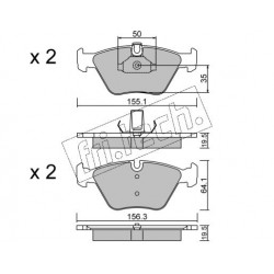 Bremžu uzlikas fri.tech. FDB997, 34113427503