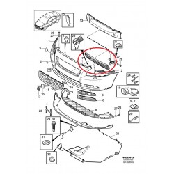 Volvo V50 reste bamperī 30744911
