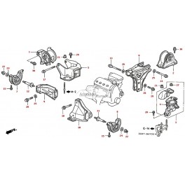 HONDA CIVIC 92-96 Motora spilvens YAMATO...