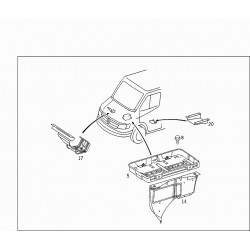 Mercedes Sprinter akumulatora stiprinājums 05104157AA,...