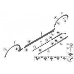 BMW BMW E38 94-01, X3 E83 03-10 KLIPSIS MOLDINGA... 2