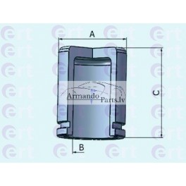 Bremžu suporta virzulis Frenkit, D025550,...