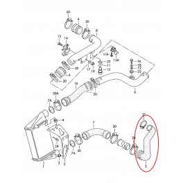 Pūtes sistēmas gaisa caurule 10-2913, THERMOTEC...