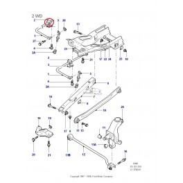Stabilizatora bukse 16 mm Mondeo, 802-4204