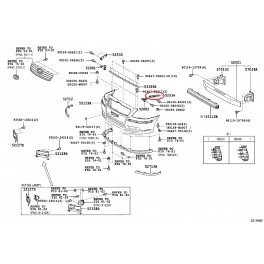 Toyota Avensis 03-08 priekšējā bampera vadīkla...