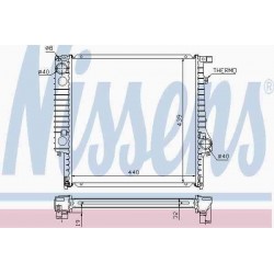 BMW 3 E30 82-91 radiators 2.0/2.5 +KOND 438X432X33 RA60635