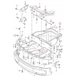 Audi uzgrieznis pašuzgriezošai skrūvei 4F0805163... 2