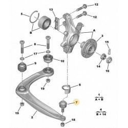 Lodbalsts MOOG 33-P016S, 364073, 27299 02 2